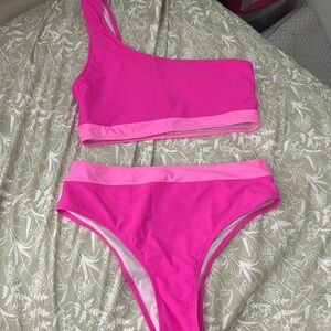 SHEIN pink bathing suit